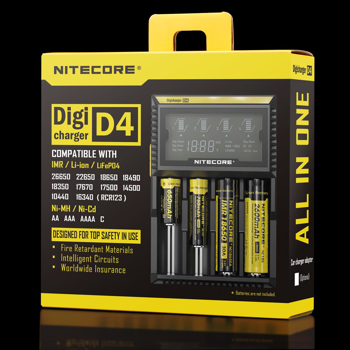 NITCORE_D4_box battery recharge uae