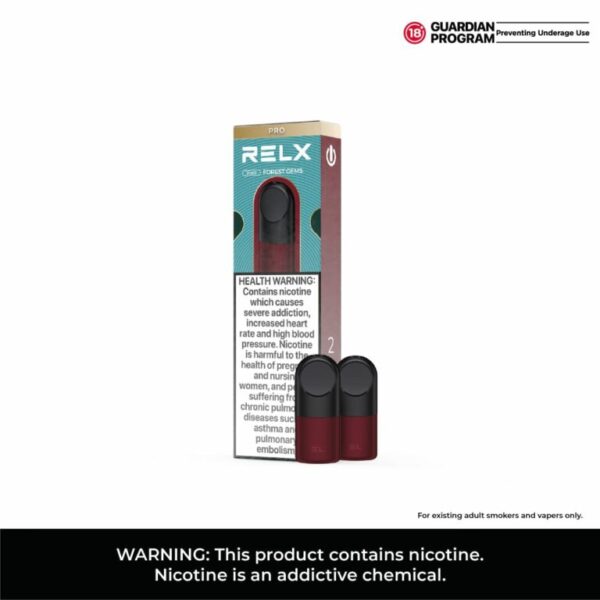 RELX Infinity PRO pods - FOREST GEMS / Nicotine level: 18 mg/ml