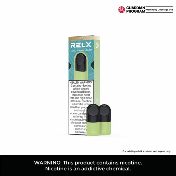 RELX Infinity PRO pods - MELLOW MELODY / Nicotine level: 18 mg/ml