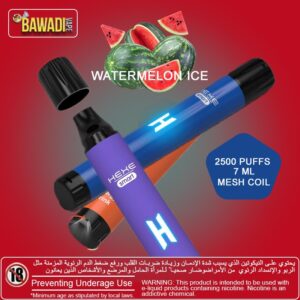 HEXE SMART DISPOSABLE 2500 PUFFS - WATERMELON ICE