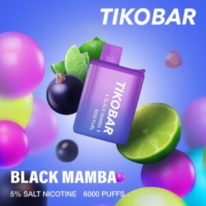 TIKO BAR DISPOSABLE 6000 PUFFS - BLACK MAMBA