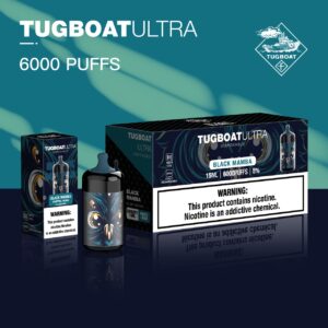 TUGBOAT ULTRA DISPOSABLE 6000 PUFFS - BLACK MAMBA
