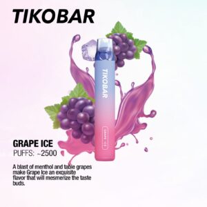 TIKO BAR LUX DISPOSABLE 2500 PUFFS - GRAPE ICE