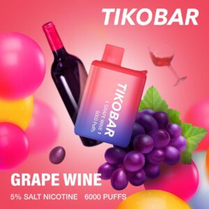 TIKO BAR DISPOSABLE 6000 PUFFS - GRAPE WINE