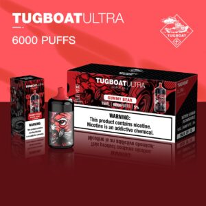 TUGBOAT ULTRA DISPOSABLE 6000 PUFFS - GUMMY BEAR