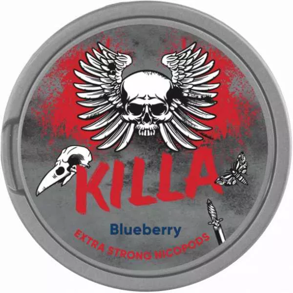 Killa Extra Strong Nicotine Pouches - Blueberry