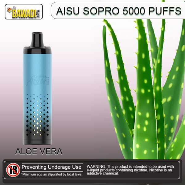 AISU SOPRO 5000 PUFFS – ALOE VERA