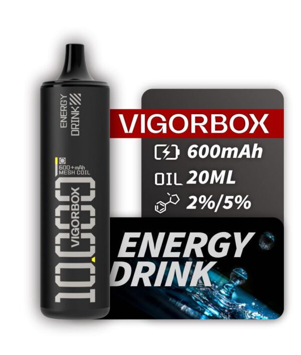 VIGORBOX DISPOSABLE 10K PUFFS - ENERGY DRINK