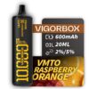 VIGORBOX DISPOSABLE 10K PUFFS - VMTO RASPBERRY ORANGE