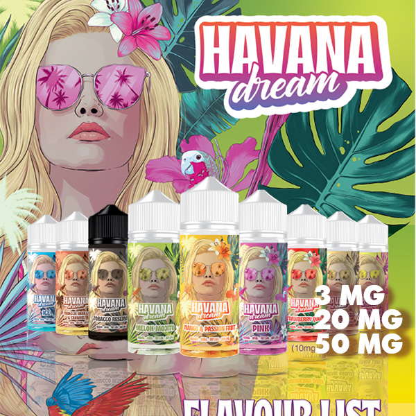 Havana e Juice liquids